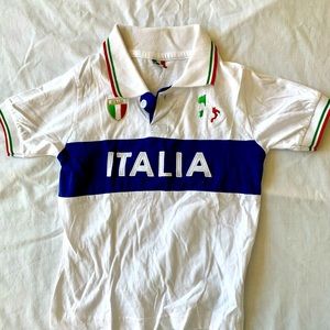 Italia White Polo Shirt Size 5